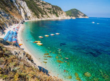 Sansone Beach, Elba Island, İtalya 