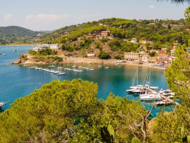 Porto Azzurro, Elba Adası, Toskana, İtalya 
