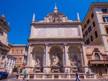 Fontana dell 'Acqua Felice, Roma, İtalya 