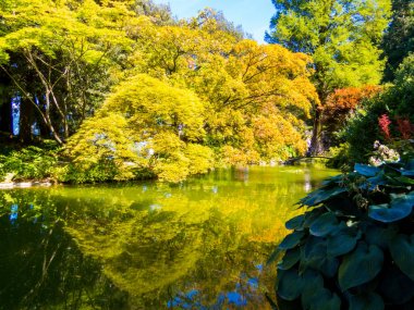 Villa Melzi Bahçeleri, Bellagio, Como Gölü, İtalya 