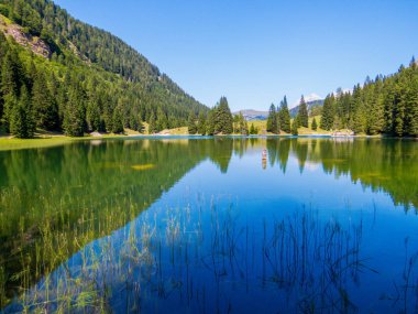 Valagola Gölü, Dolomites, İtalya 