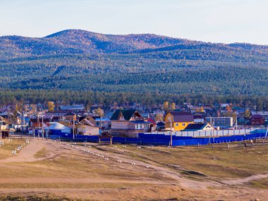 Huzhir, Olkhon Adası, Baykal Gölü, Sibirya, Rusya Federasyonu 