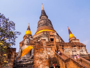 Wat Yai Chai Mongkhon (veya Mongkol), Tarihi Ayutthaya Şehri, Tayland 
