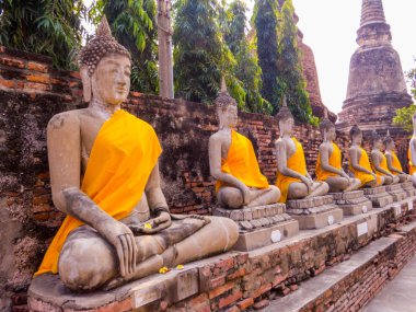Wat Yai Chai Mongkhon (veya Mongkol), Tarihi Ayutthaya Şehri, Tayland 
