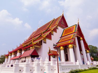 Wat Na Phra Meru, Ayutthaya, Tayland 