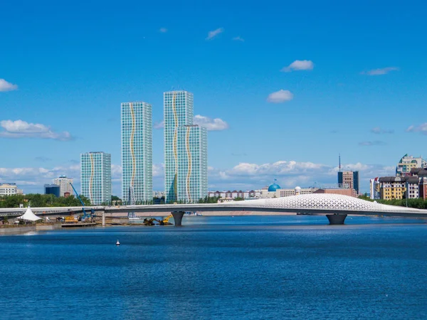 Atyrau Köprüsü, Nur-Sultan, Kazakistan 