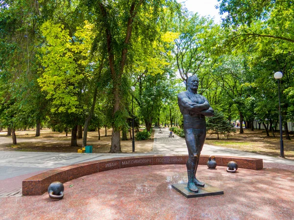 Monumento a Iván Poddubny, Yeysk, Rusia — Foto de Stock