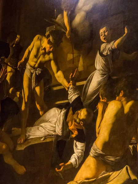 Das Martyrium des hl. Matthäus von Caravaggio — Stockfoto