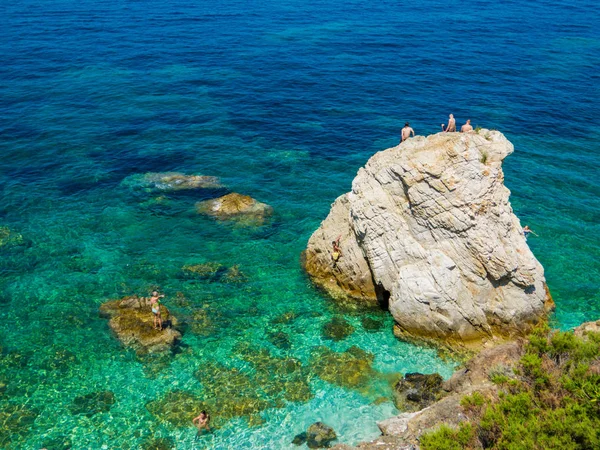 Sansone Beach, Elba, Włochy — Zdjęcie stockowe