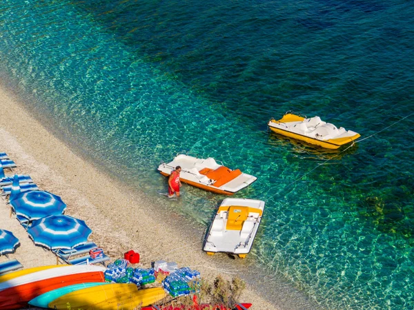 Strand von sansone, insel elba, italien — Stockfoto