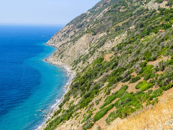 Sant ' Andrea Beach, Elba-sziget, Toszkána, Olaszország — Stock Fotó