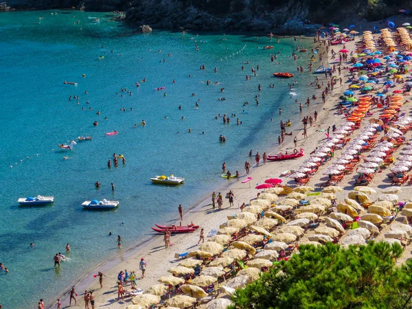Пляж Фетовая, остров Эльба, Тоскана, Италия — стоковое фото
