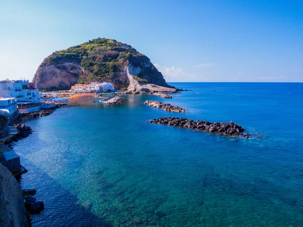 Sant'Angelo, eiland Ischia, Golf van Napels, Italië — Stockfoto