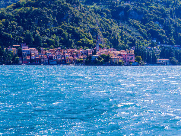 View of the village of Varenna on the Lake of Como, Italy