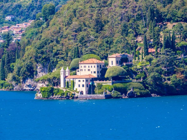 Villa del Balbianello, Lenno, Comosjön, Italien — Stockfoto