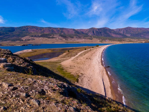 Capo Uyuga, Kurma, Lago Baikal, Siberia, Russia — Foto Stock