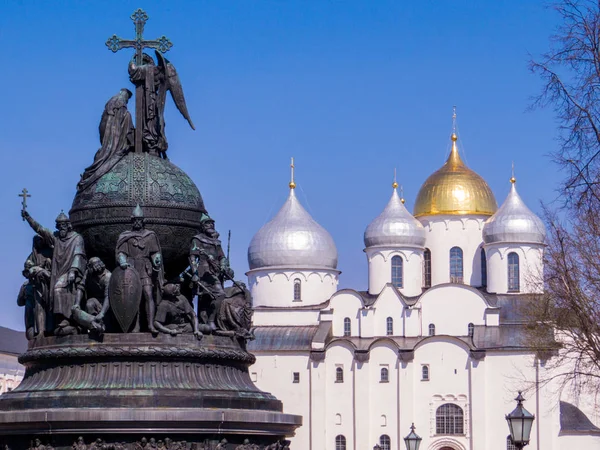 Saint Sophia Cathedral, Veliky Novgorod, Russia — Stock Photo, Image