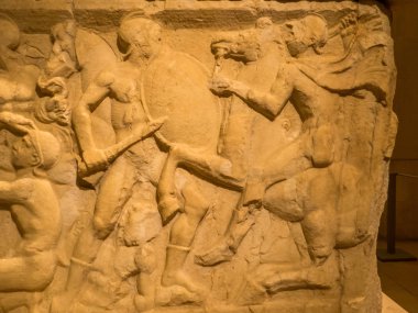 Mermer lahit, Beyrut Ulusal Müzesi, Lübnan 