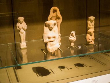Terracotta Figurines, Beyrut Ulusal Müzesi, Lübnan