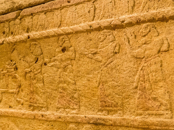 Саркофаг Ахирама, Национальный музей Бейрута, Ливан
