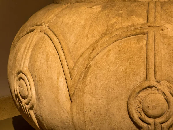 大理石柱的基地，贝鲁特国家博物馆，黎巴嫩 — 图库照片