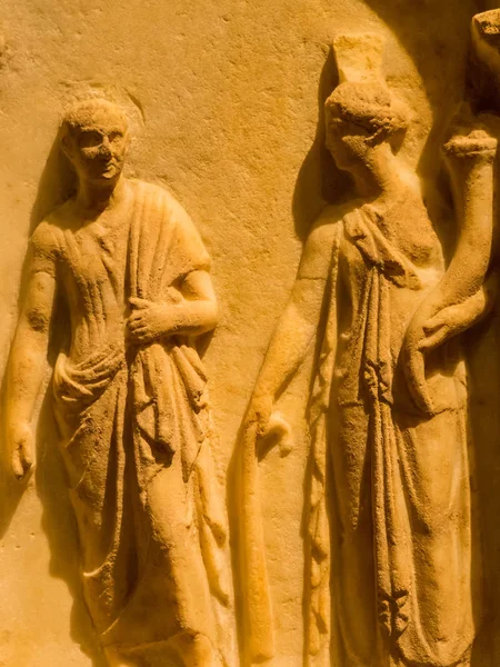 Stele funerarie di Sarapion, Museo Nazionale di Beirut, Libano — Foto Stock