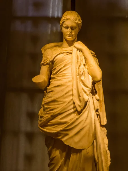 Staty av Hygeia (eller Hygieia), Beirut Nationalmuseum, Libanon — Stockfoto
