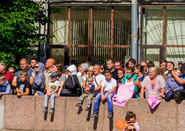 São Petersburgo Rússia Julho 2020 Pessoas Assistindo Celebrações Anuais Dia — Fotografia de Stock