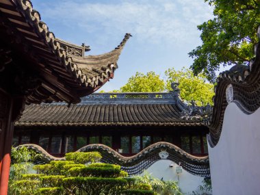 Şangay, Çin 'deki Yu Garden manzarası