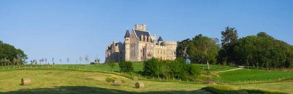 아바디 Abbadie Castle 프랑스의 성이다 — 스톡 사진