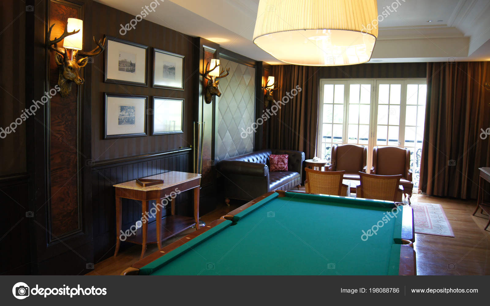 Pulau Langkawi Malaysia Apr 4th 2015 Pool Table Inside