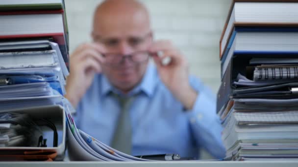 Empresario Imagen Borrosa Hacer Pago Línea Con Tarjeta Crédito Teléfono — Vídeos de Stock