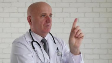 Doktor yapmak yasak hiçbir işaret anlamına gelir bir parmak kullanarak bir olumsuzluk el hareketleri