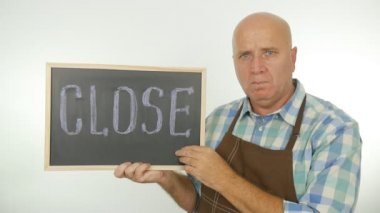 Ağır çekim adam yakın metin el ile yapmak yasak erişimini Stop hareketleri