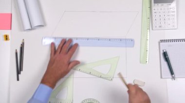 Ana sayfa görünümü silgi ve kalem kullanarak ve bir projeyi değiştirmenin Planer elle (Ultra High Definition, Ultrahd, Ultra Hd, Uhd, 4k, 3840 x 2160)