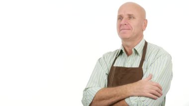 Restoran sunusu Tv kamera önünde gülümseyen mutlu kal (Ultra High Definition, Ultrahd, Ultra Hd, Uhd, 4 k, 3840 x 2160)