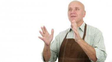 Yemek uzmanı röportaj Restoran sunu Şef gıda iş.