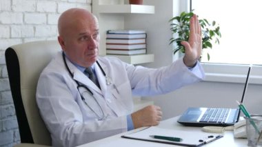 Emin tıp kabine yapmak el jestleri erişim Doktor inkar işareti