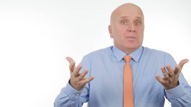 ANS hayran hayret işadamı görüntü el hareketi bir konuşma