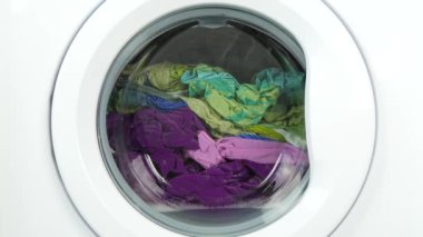 Çamaşırhane makine çamaşır iplik ve ıslak giysileri döndürme
