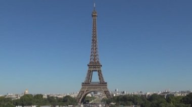 Eyfel Kulesi Merkezi Paris şehir görüntüsüyle