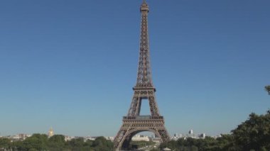 Eyfel Kulesi Merkezi Paris şehir görüntüsüyle
