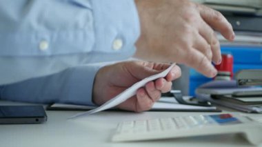 Muhasebe ofis belgeleri küçük parça arşivleme iş işadamı