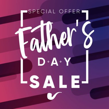 Satılık babalar'ın gün afiş, göksel çift tonlu gradyan arka planı, poster veya el ilanı kullanılabilir