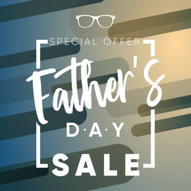 Satılık babalar'ın gün afiş, Dusk çift tonlu degrade arka plan, poster veya el ilanı kullanılabilir