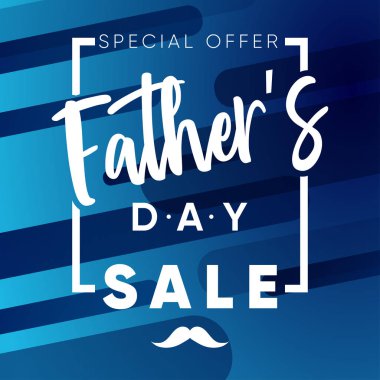 Satılık babalar'ın gün afiş, Grandeur vizyonları çift tonlu degrade arka plan, poster veya el ilanı kullanılabilir