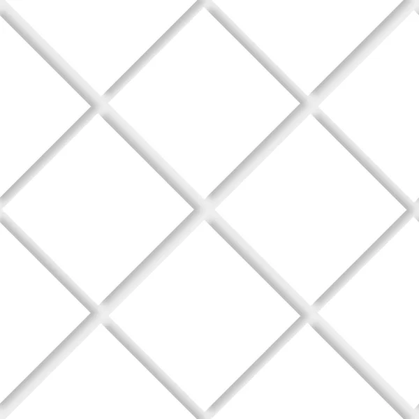 Texture vettoriale piastrelle bianche. modello geometrico senza cuciture di quadrati bianchi — Vettoriale Stock