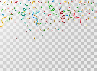 Soyut renkli konfeti arka plan. vektör çizim