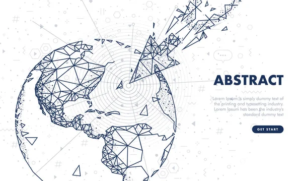 Gelecekteki arows analytics dokun. Yenilikler robot sistemleri teknolojileri yenilikleri sistemleri el ve koruma. Analitik grafik kilit bilgisayar inşaat. Gelecekteki stili.