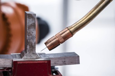 Robotik programlı robot kolu. Makine t endüstriyel sergi